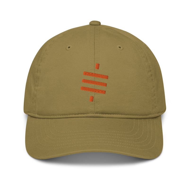 Satsymbol Organic Unstructured Dad Hat with Curved Brim