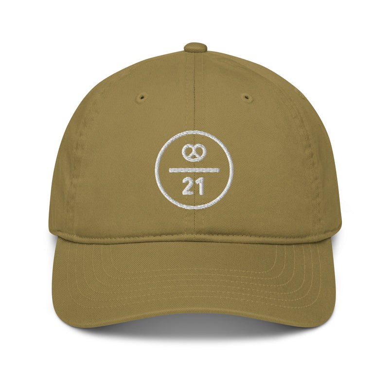Bitcoin Pretzel Munich Organic Unstructured Dad Hat with Curved Brim
