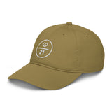 Bitcoin Pretzel Munich Organic Unstructured Dad Hat with Curved Brim