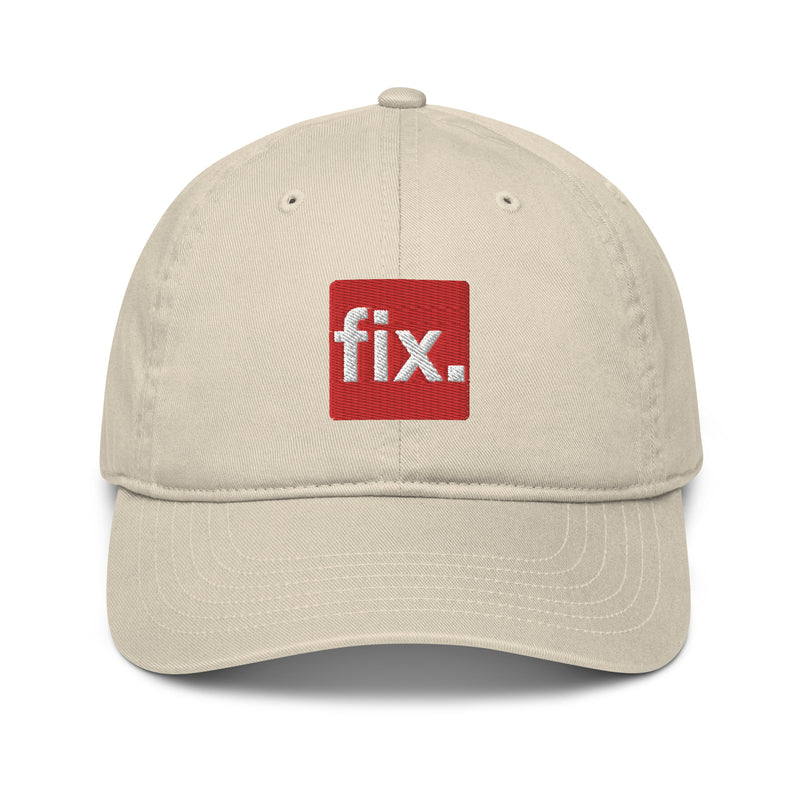 Fix the money. Bio-Baumwolle Vater Hut