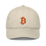 Bitcoin Organic Organic Unstructured Dad Hat with Curved Brim