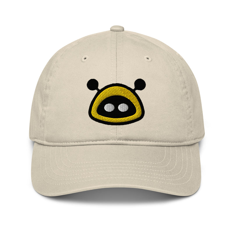 Alby Bitcoin Bee  Organic Unstructured Bitcoin Dad Hat with Curved Brim