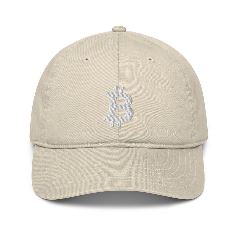 Bitcoin Organic Organic Unstructured Dad Hat with Curved Brim