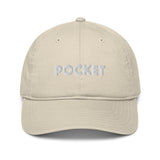 Pocket Bitcoin Organic Unstructured Dad Hat with Curved Brim