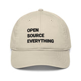 Open Source Everything Organic Unstructured Dad Hat with Curved Brim