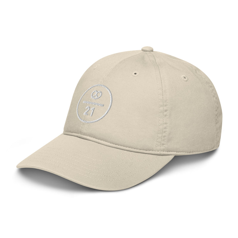 Bitcoin Pretzel Munich Organic Unstructured Dad Hat with Curved Brim