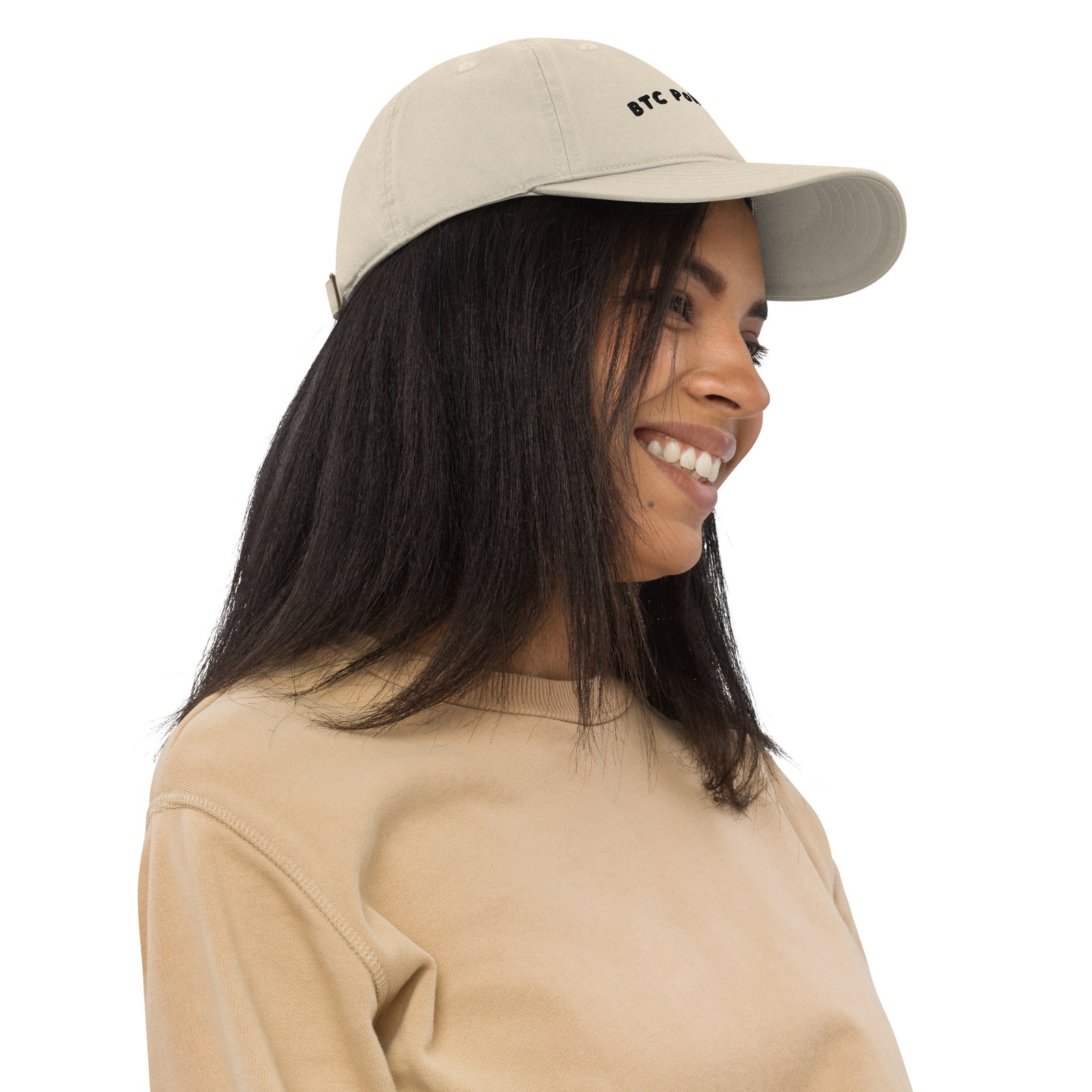 BTC POW Tour Organic Unstructured Dad Hat with Curved Brim