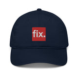 Fix the money. Organic Unstructured Dad Hat with Curved Brim