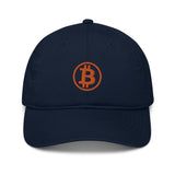 Bitcoin Organic Organic Unstructured Dad Hat with Curved Brim