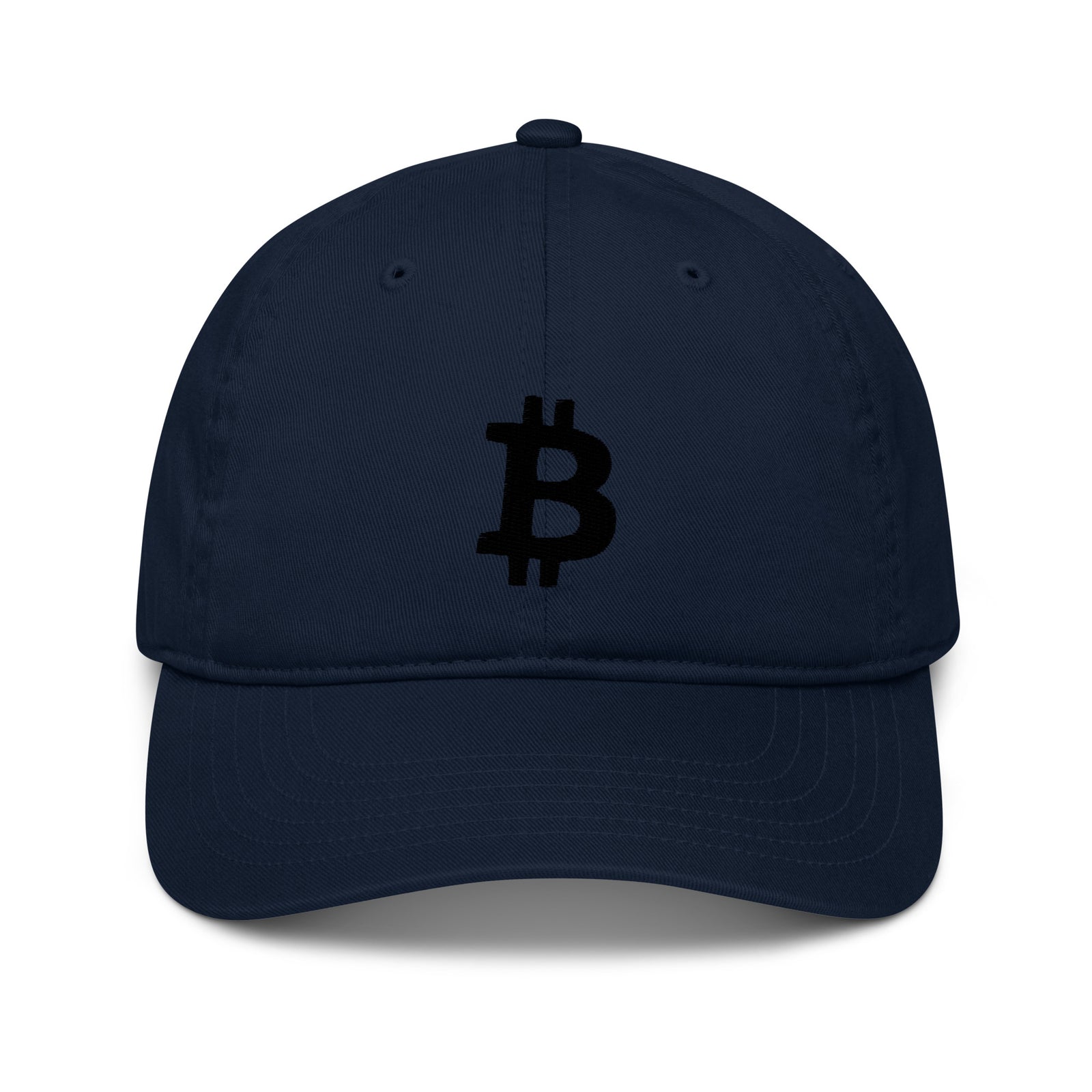 Bitcoin Organic Organic Unstructured Dad Hat with Curved Brim
