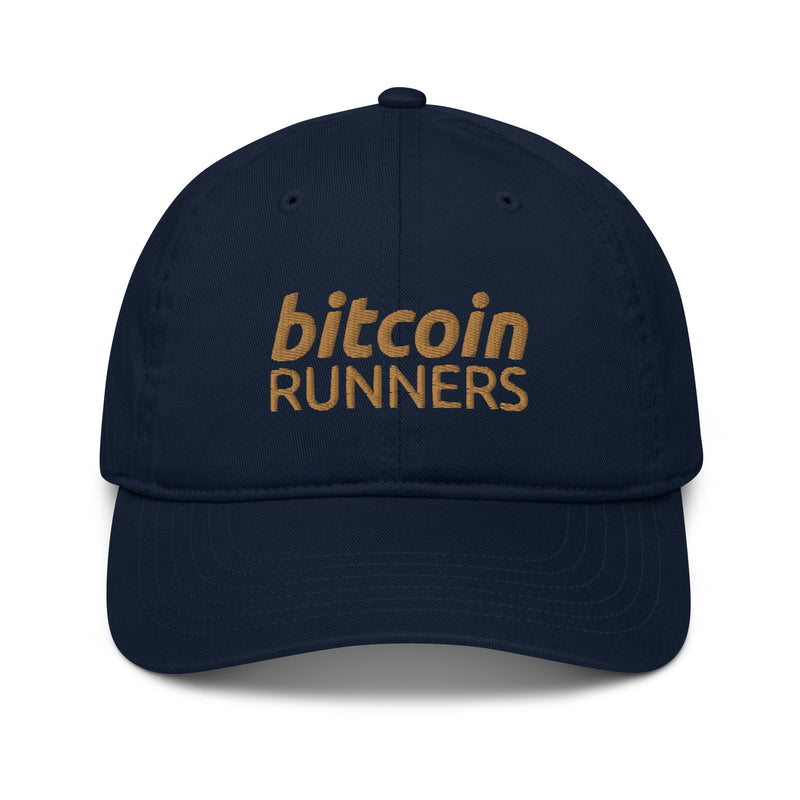 Bitcoin Runners Organic Unstructured Dad Hat with Curved Brim