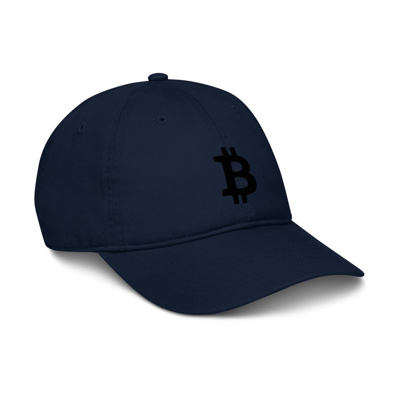 Bitcoin Organic Organic Unstructured Dad Hat with Curved Brim