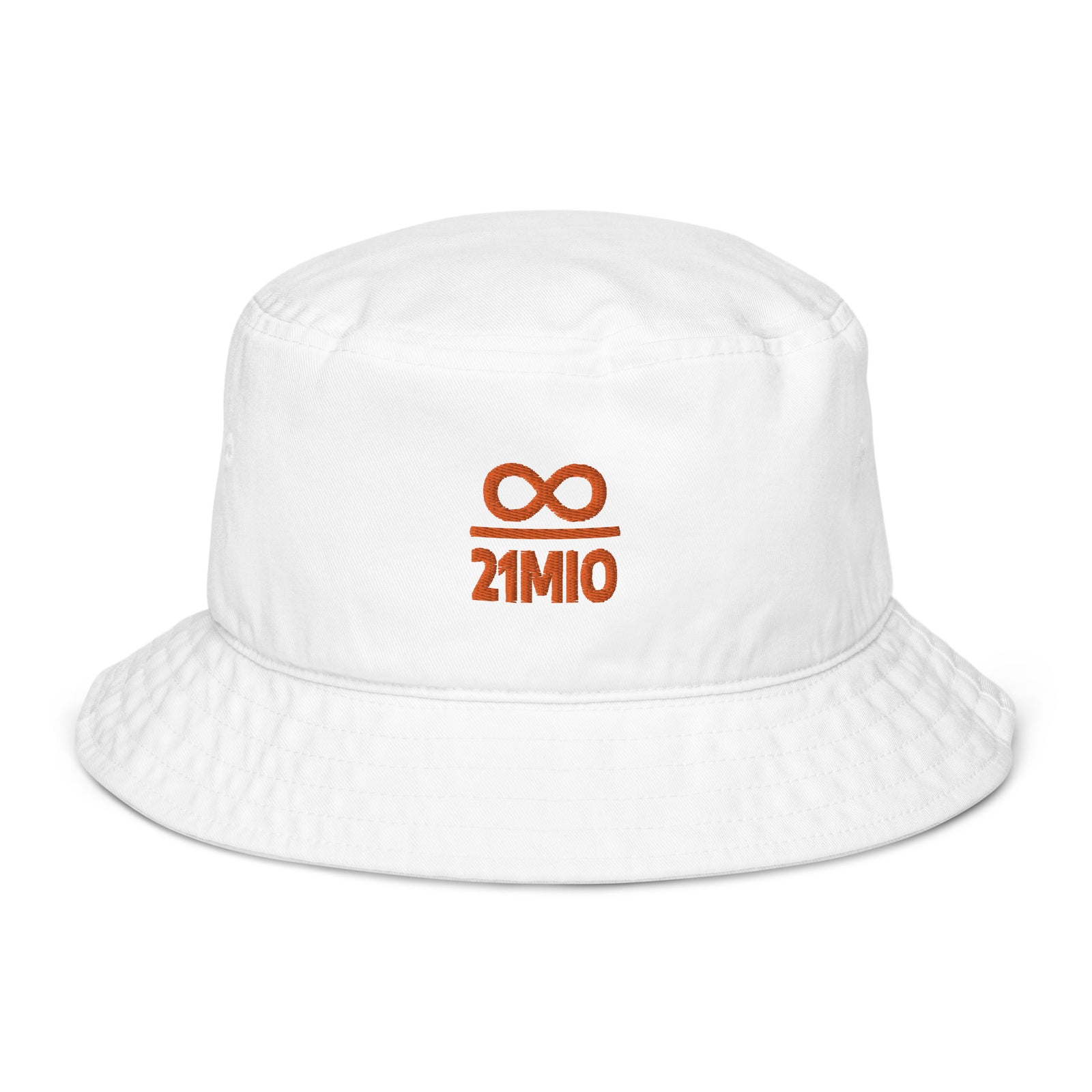 Infinity Divided by 21 Mio Bitcoin Organic Cotton Bucket Hat