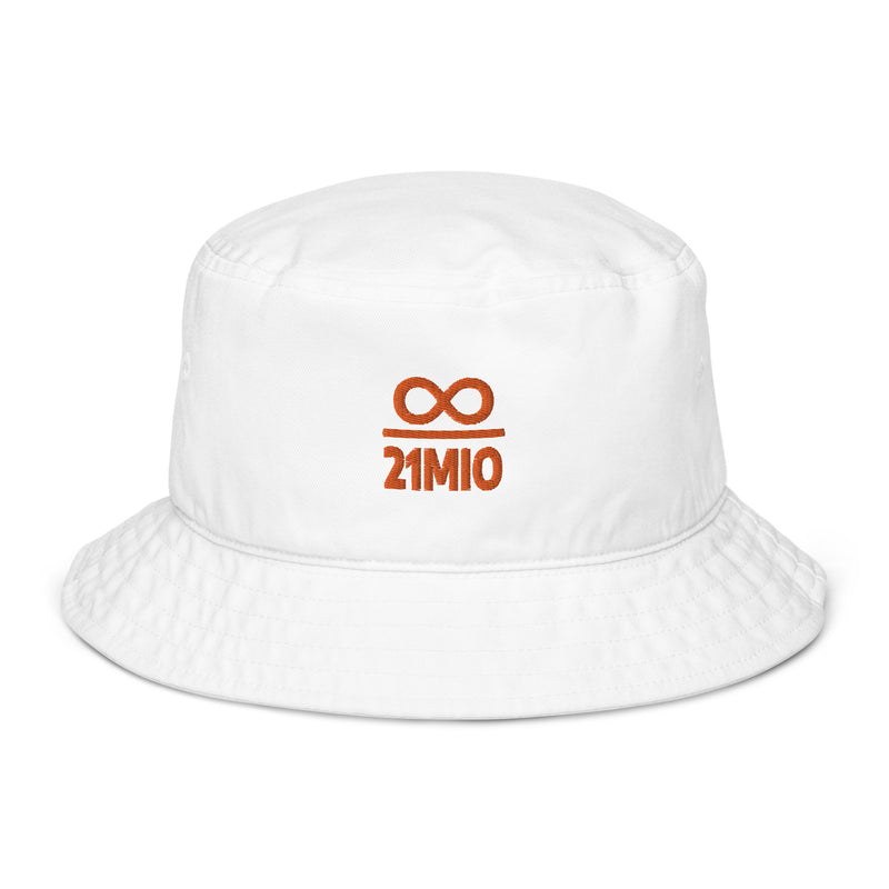 Infinity Divided by 21 Mio Bitcoin Organic Cotton Bucket Hat