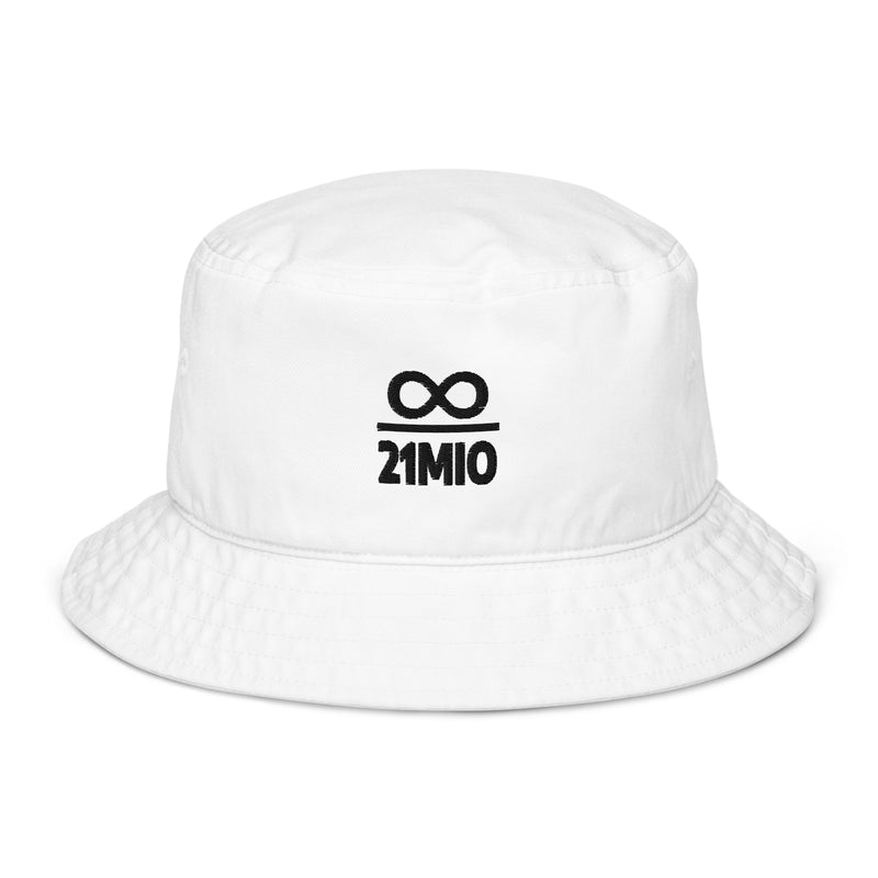 Infinity Divided by 21 Mio Bitcoin Organic Cotton Bucket Hat