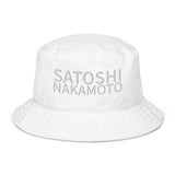 Satoshi Nakamoto Organic Bucket Hat