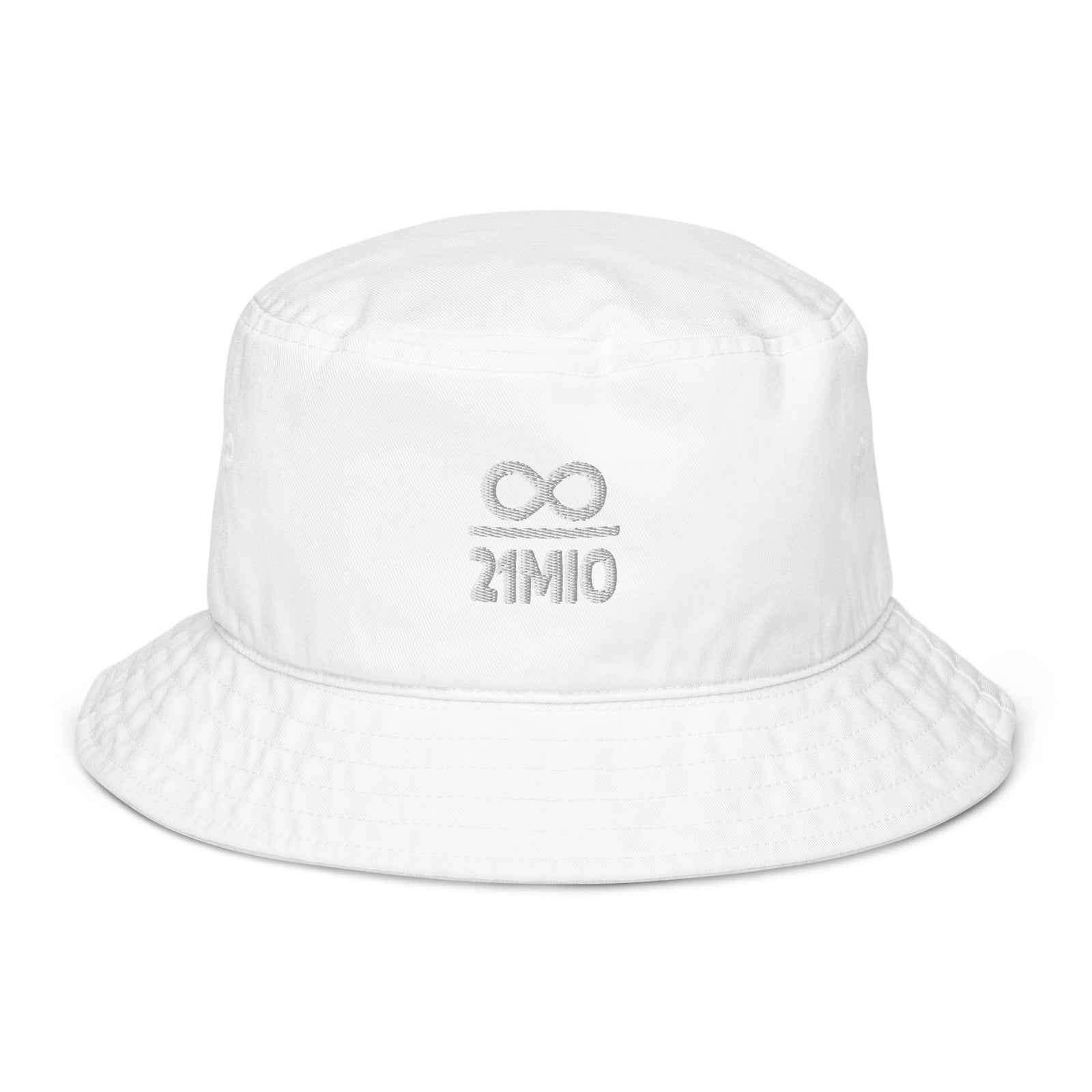 Infinity Divided by 21 Mio Bitcoin Organic Cotton Bucket Hat