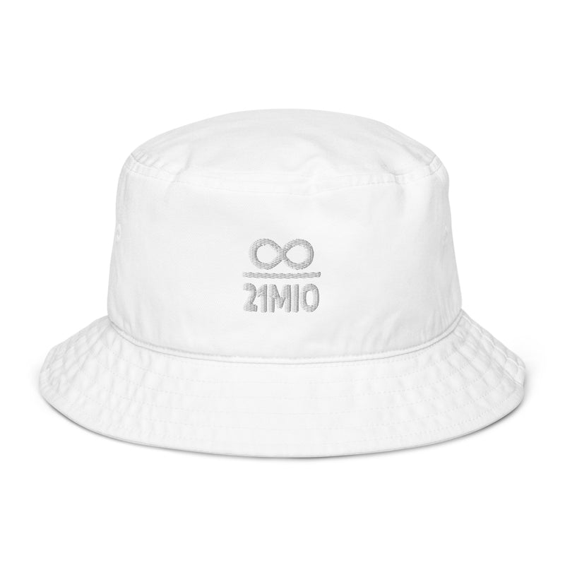 Infinity Divided by 21 Mio Bitcoin Organic Cotton Bucket Hat