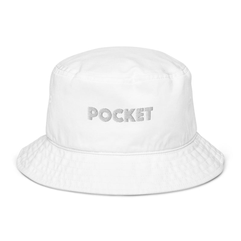 Pocket Bitcoin Organic Cotton Bucket Hat
