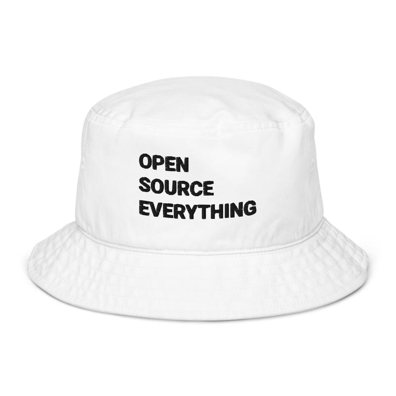 Open Source Everything Organic Bucket Hat