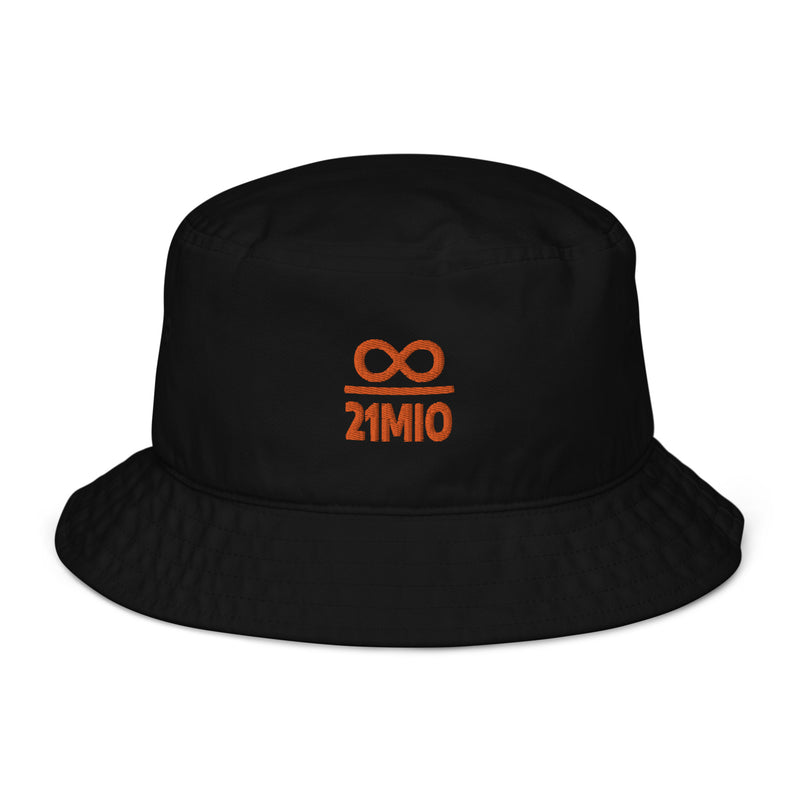 Infinity Divided by 21 Mio Bitcoin Organic Cotton Bucket Hat
