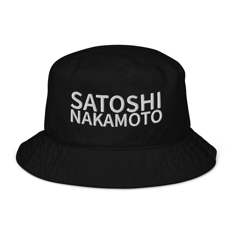 Satoshi Nakamoto Organic Bucket Hat