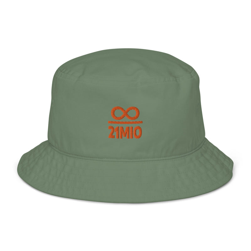 Infinity Divided by 21 Mio Bitcoin Organic Cotton Bucket Hat