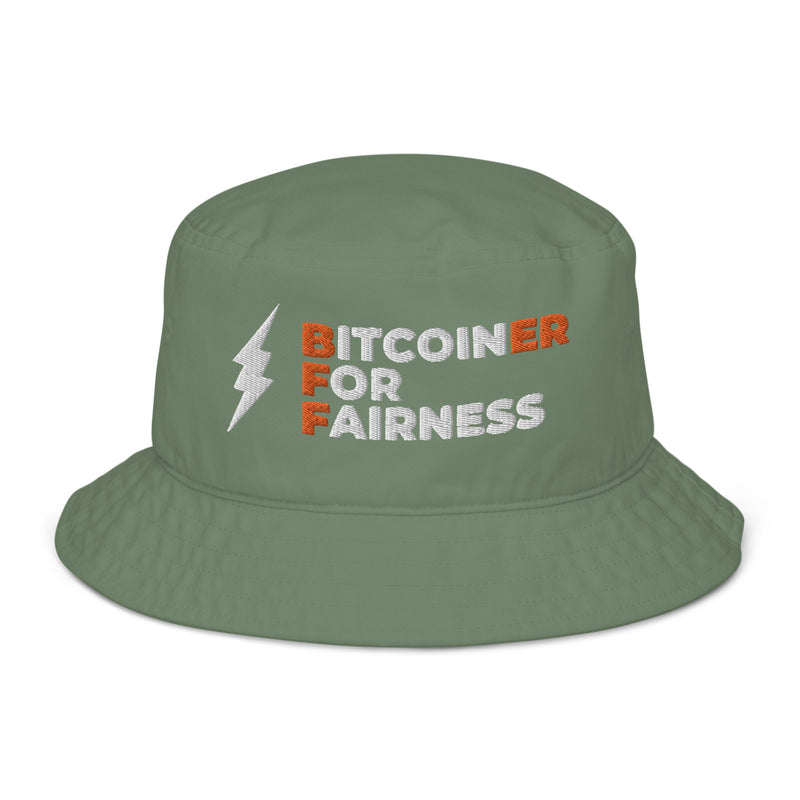 Bitcoiner For Fairness Organic Bucket Hat