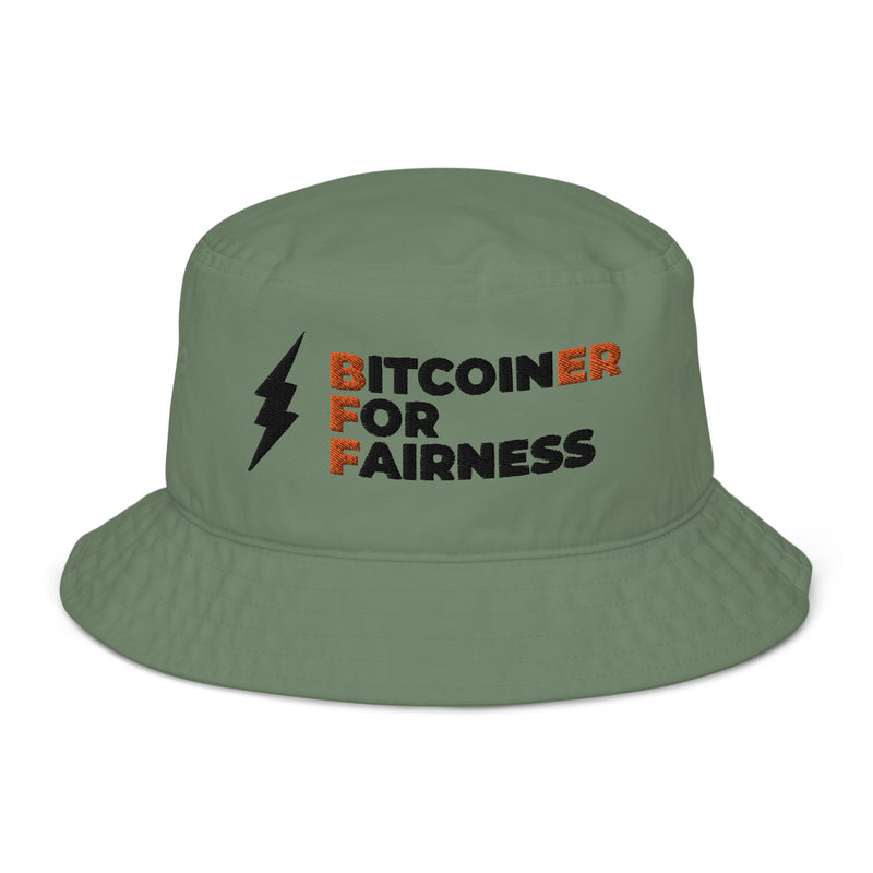 Bitcoiner For Fairness Organic Bucket Hat