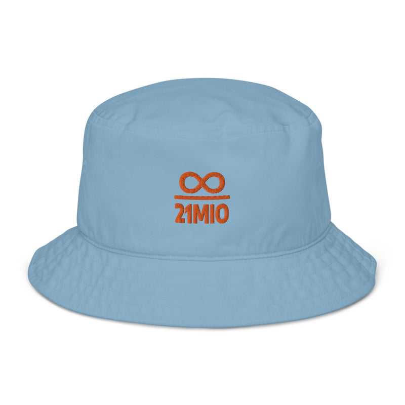 Infinity Divided by 21 Mio Bitcoin Organic Cotton Bucket Hat