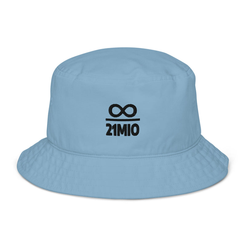 Infinity Divided by 21 Mio Bitcoin Organic Cotton Bucket Hat