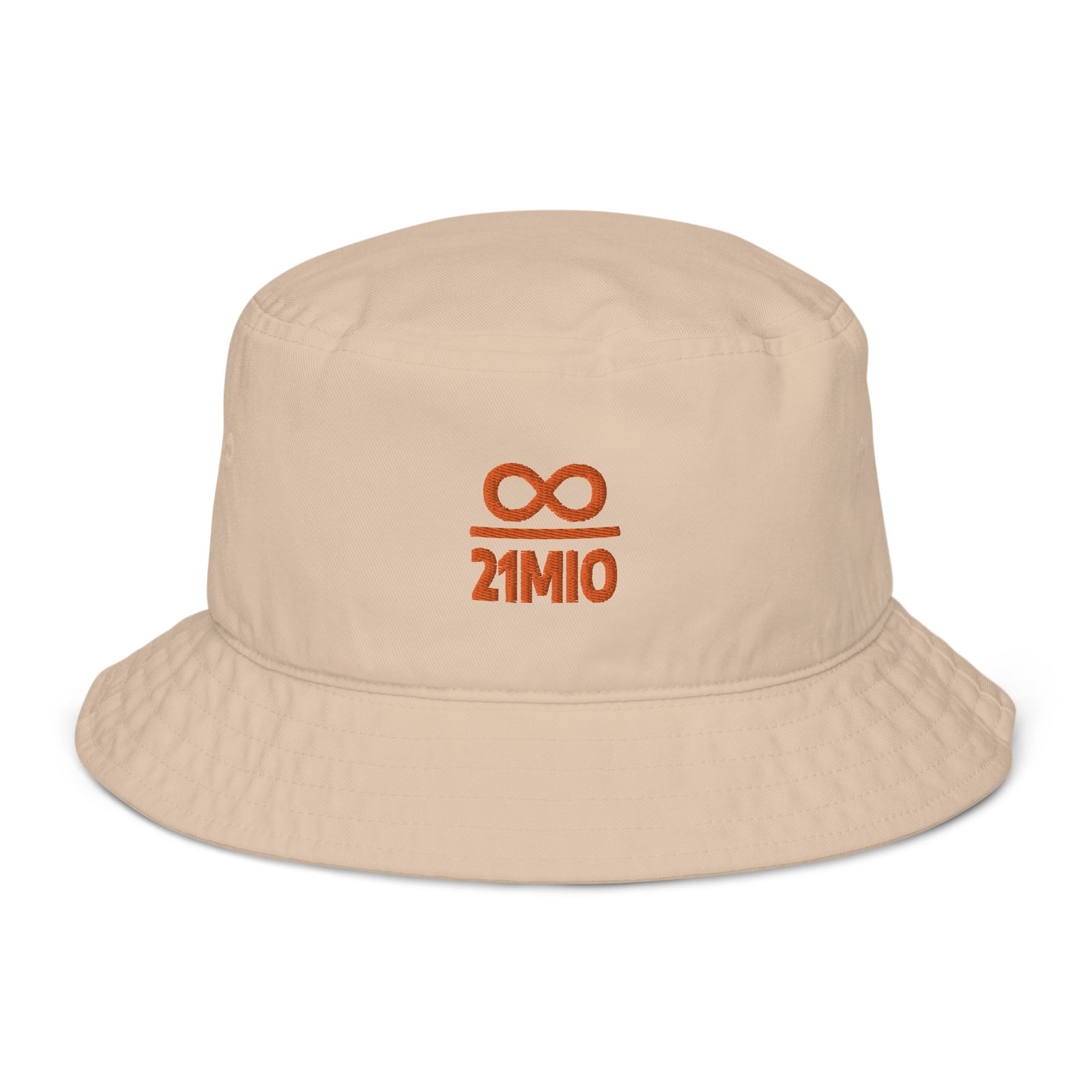 Infinity Divided by 21 Mio Bitcoin Organic Cotton Bucket Hat