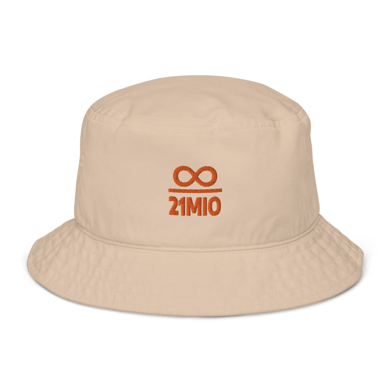 Infinity Divided by 21 Mio Bitcoin Organic Cotton Bucket Hat