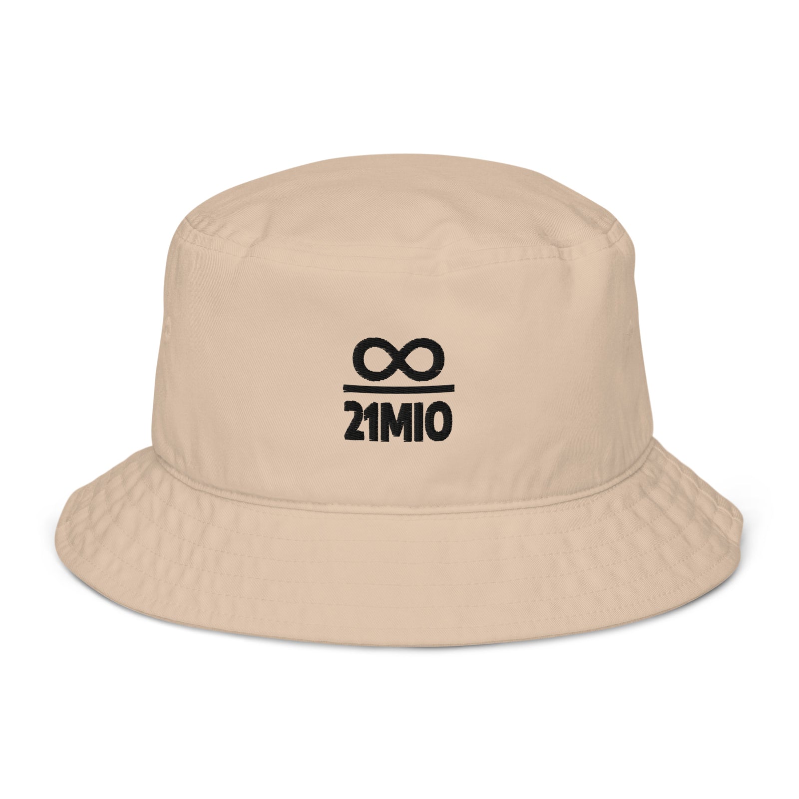 Infinity Divided by 21 Mio Bitcoin Organic Cotton Bucket Hat
