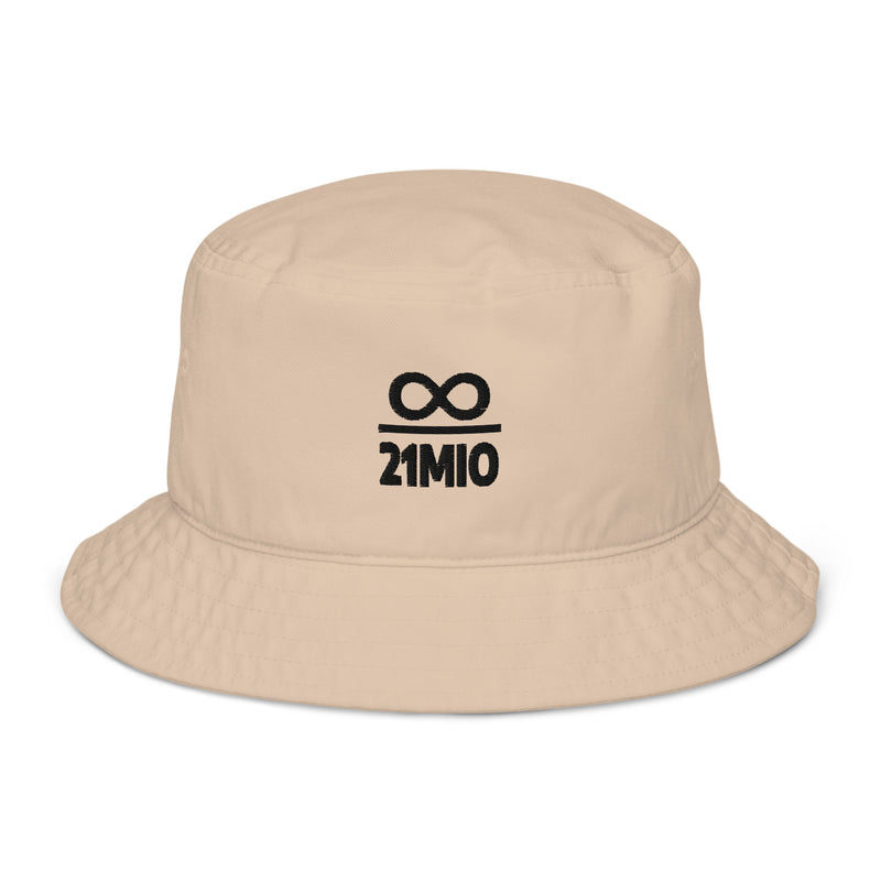 Infinity Divided by 21 Mio Bitcoin Organic Cotton Bucket Hat
