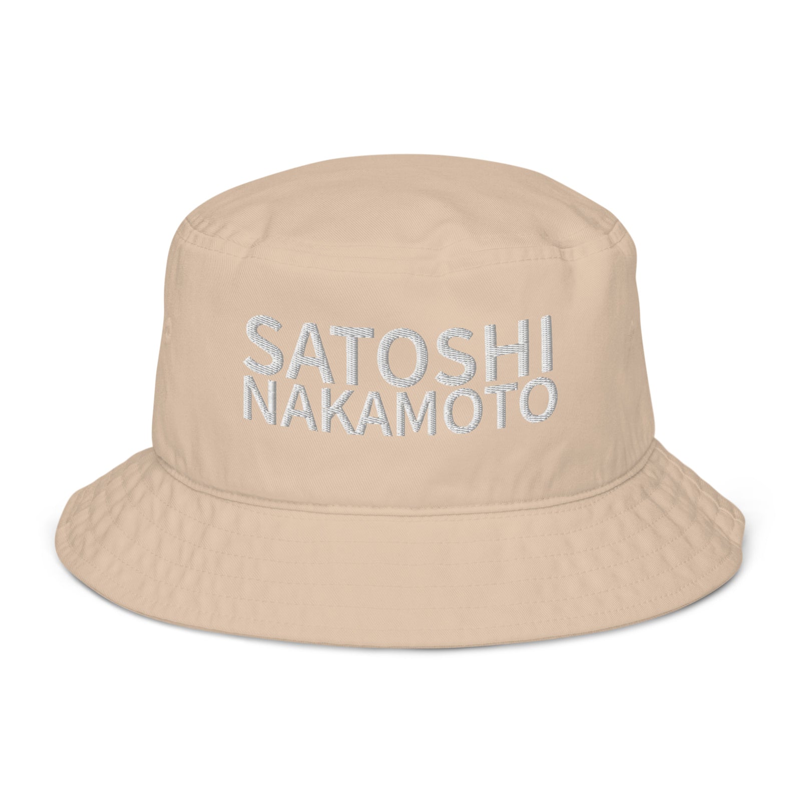 Satoshi Nakamoto Organic Bucket Hat