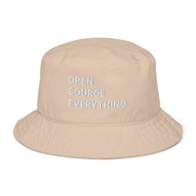 Open Source Everything Organic Bucket Hat