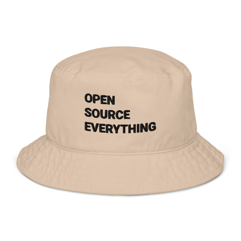 Open Source Everything Organic Bucket Hat