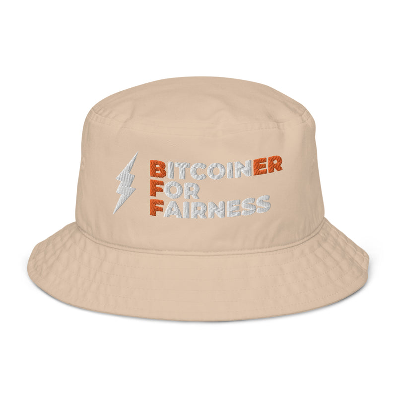 Bitcoiner For Fairness Organic Bucket Hat