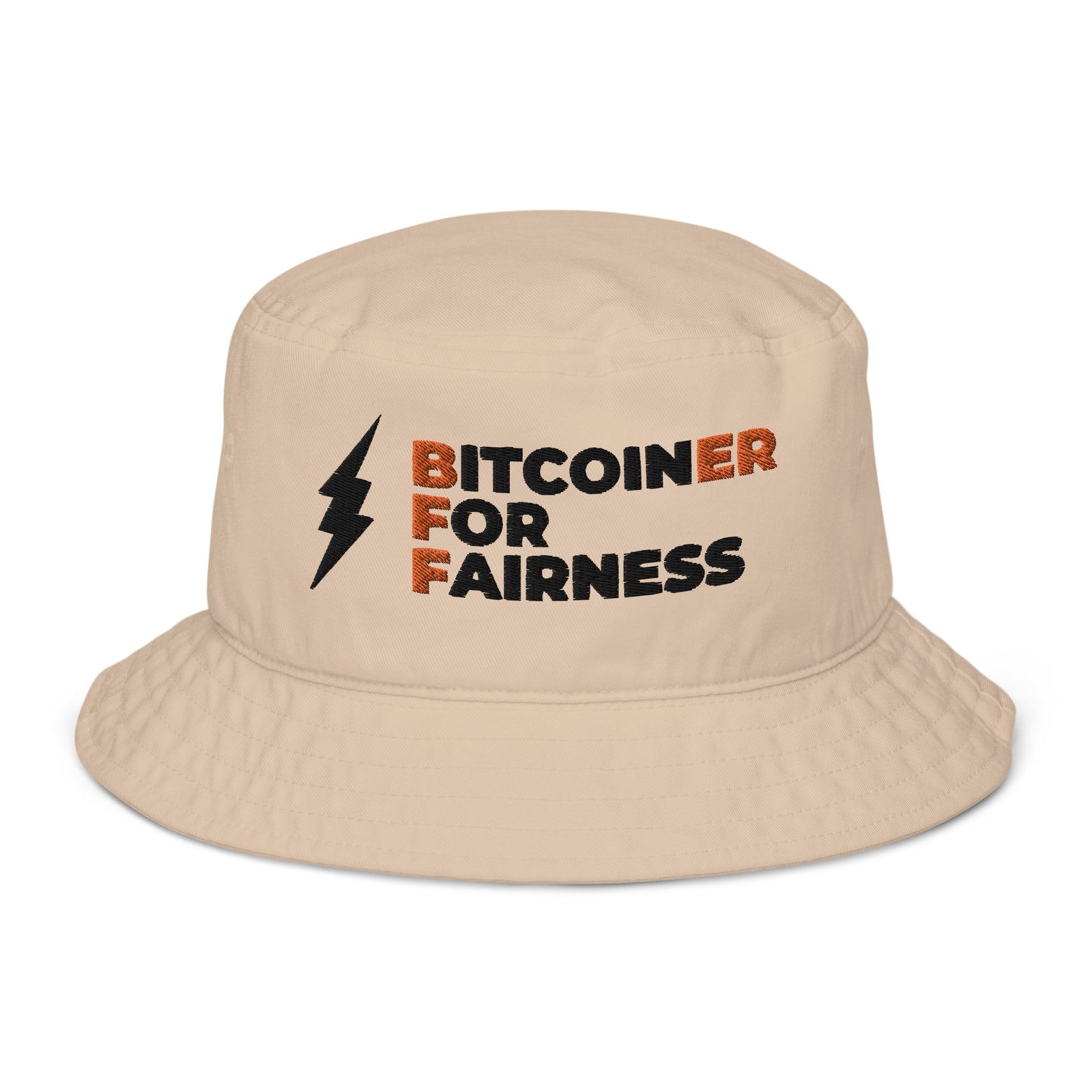 Bitcoiner For Fairness Organic Bucket Hat
