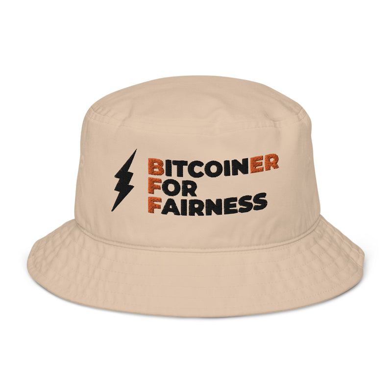 Bitcoiner For Fairness Organic Bucket Hat