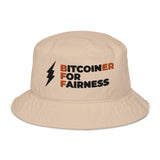Bitcoiner For Fairness Organic Bucket Hat