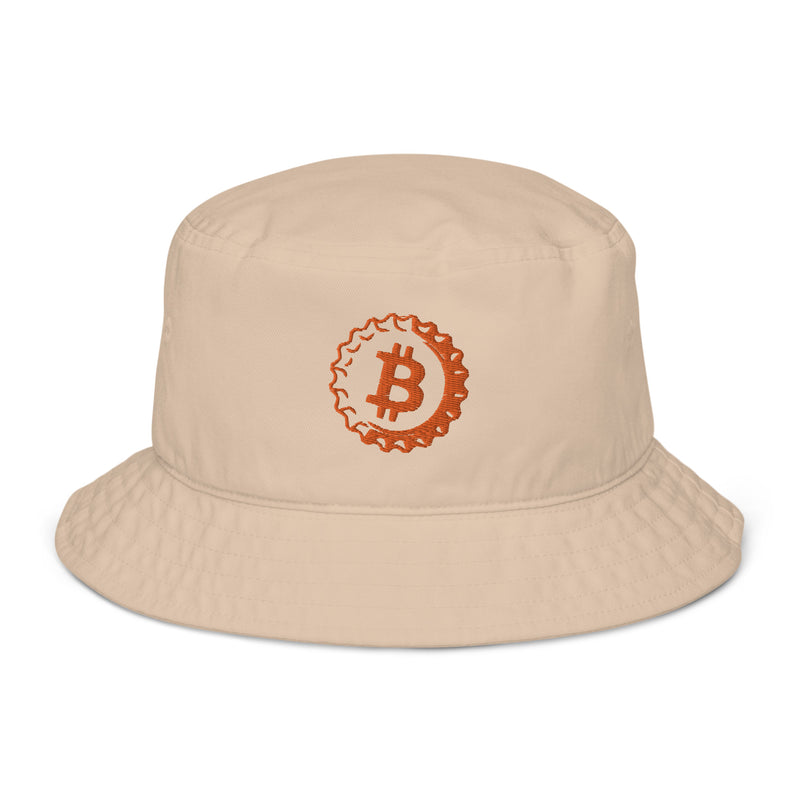 Bitcoin Beer Organic Bucket Hat