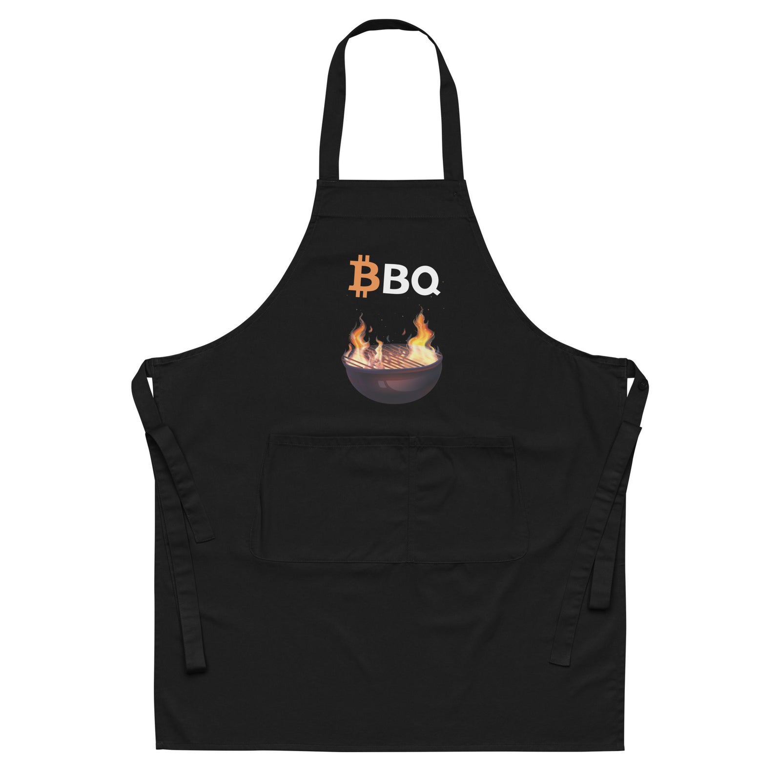 Bitcoin BBQ Organic Cotton Apron