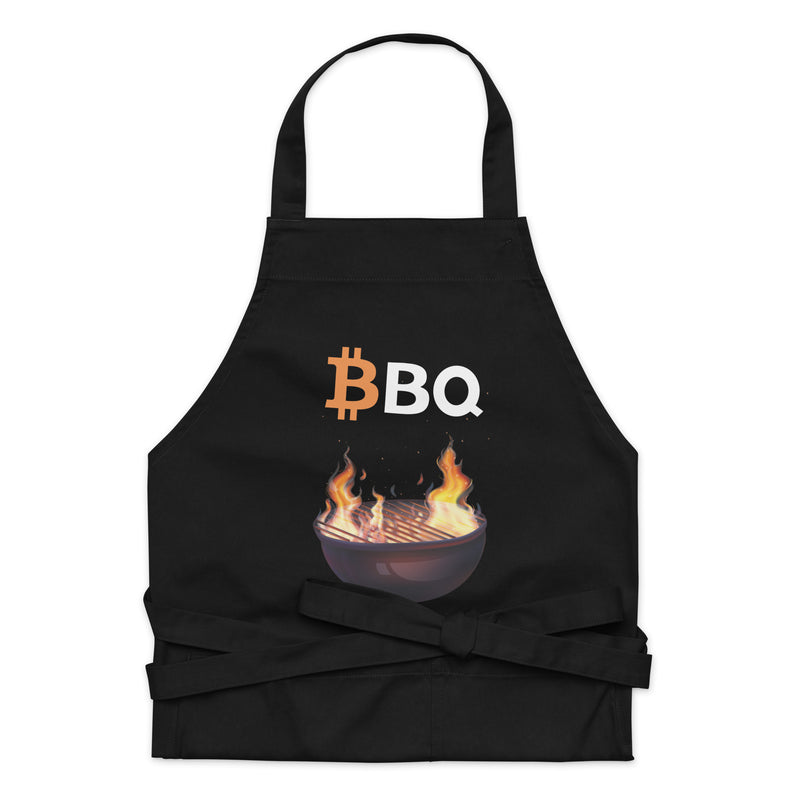 Bitcoin BBQ Organic Cotton Apron