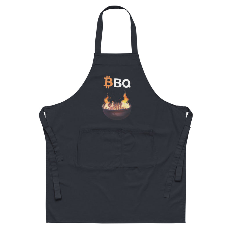 Bitcoin BBQ Organic Cotton Apron