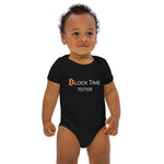 Block Time Personalized Organic Cotton Baby Bodysuit