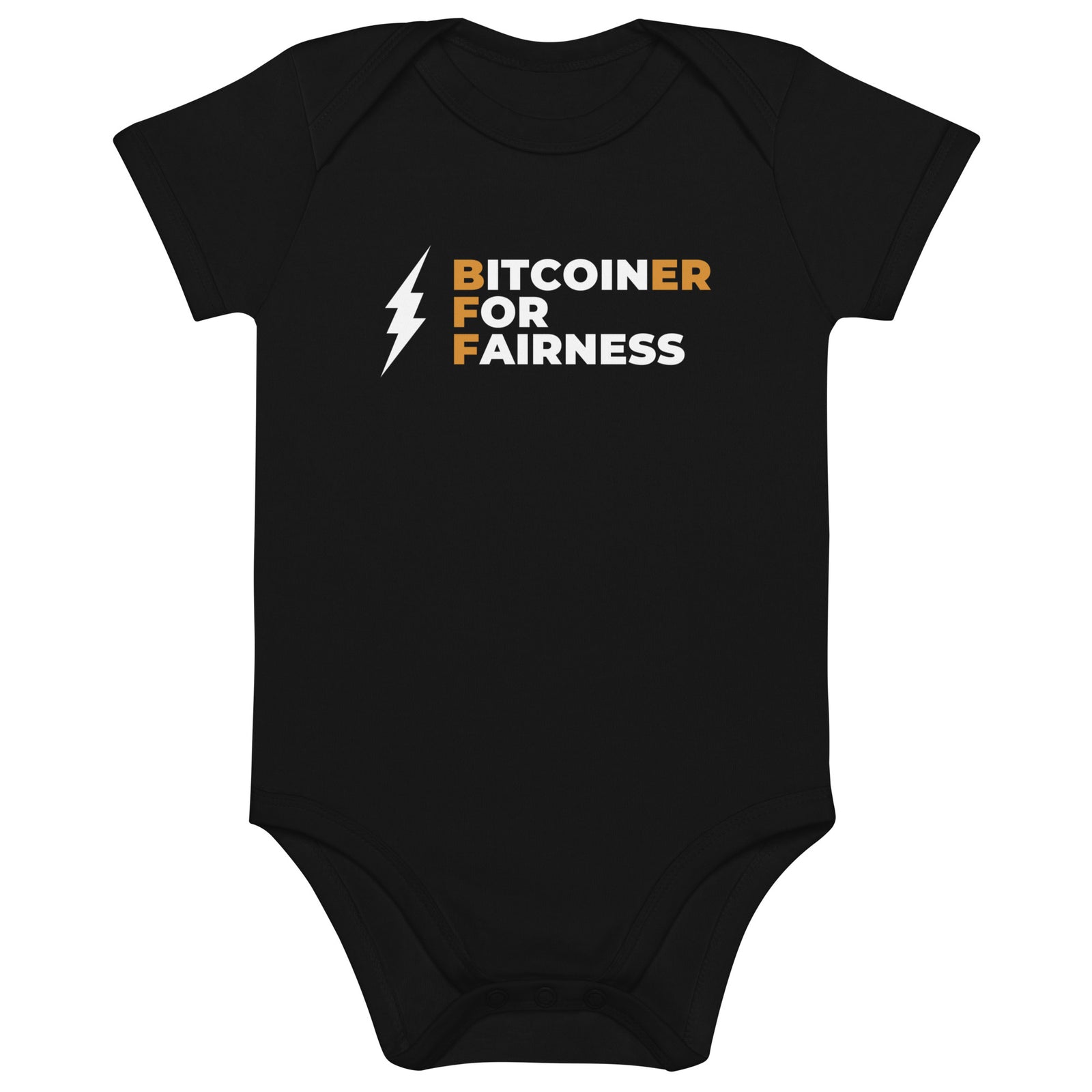 Bitcoiner For Fairness Organic Cotton Baby Bodysuit