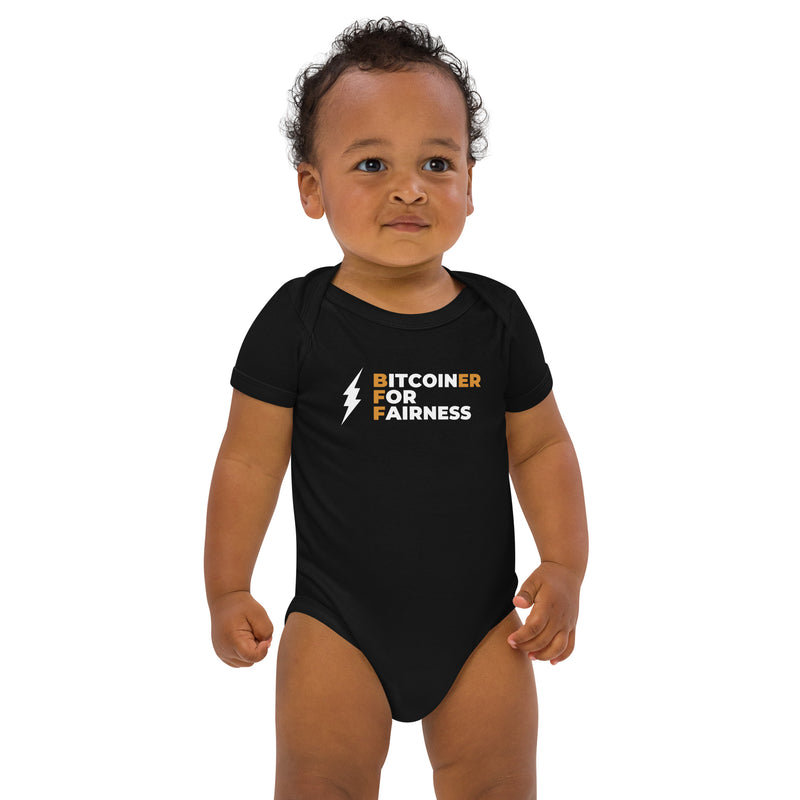Bitcoiner For Fairness Organic Cotton Baby Bodysuit
