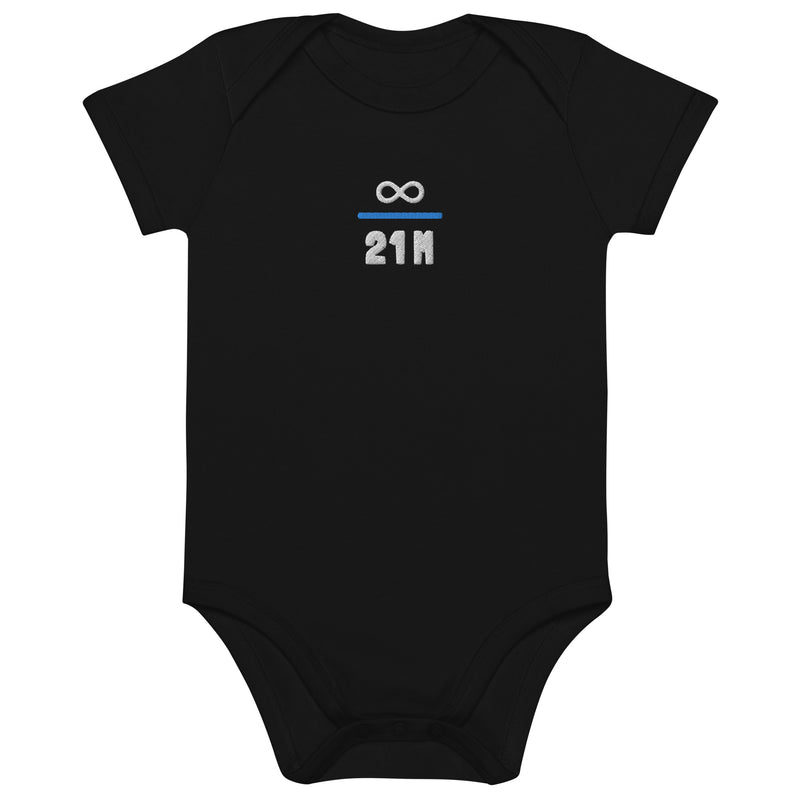 Infinity Divided by 21 Mio Knut Svanholm Organic Cotton Baby Bodysuit